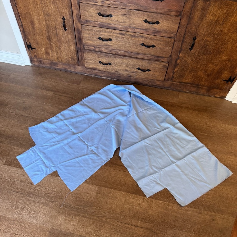 Vintage Blue Fabric 90” x 24”